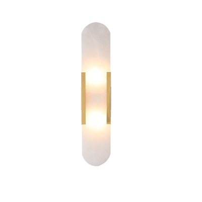 De post Moderne Marmeren van de van de Achtergrond woonkamertv van de Muurlamp Lamp van de de Trapportiek Muur Creatieve Lichte Luxe