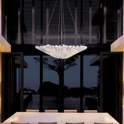 Franse retro luxe kristal kroonluchter licht minimalistisch creatief glas eetkamer slaapkamer studeerkamer hanger licht