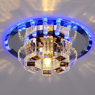 Moderne kristal gangspot licht creatief ingang glas balkon veranda hal gang plafond achterlicht