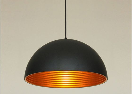 Zwarte/Gouden Vorm 30cm van de Kleurentrompet 50cm Modern Tegenhangerlicht