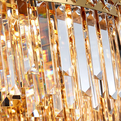 Moderne van de het Plafond Lichte Inrichting van Luxecrystal chandelier contemporary flush mount van de de Regendruppel moderne stijl lichte cad lay-out