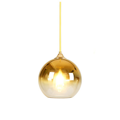 D30CM Moderne de Tegenhangerlamp van Rose Gold Nordic Style Glass