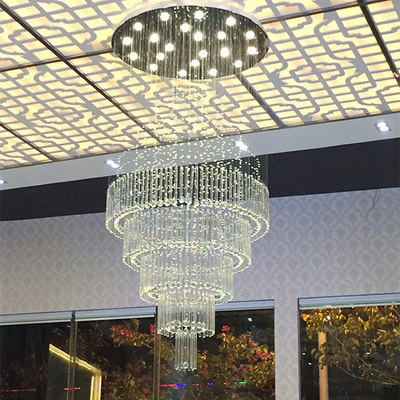 De Luxe Crystal Pendant Light Fashionable RA80 van het hotelshuwelijk