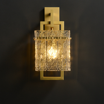 E14 Woon Creatieve de Schakelaarcontrole van Crystal Wall Lamp H39cm