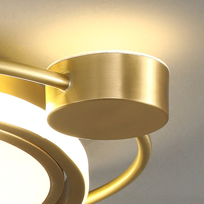 Acryl Koper LED Plafondlamp Residentieel Binnen Decoratief