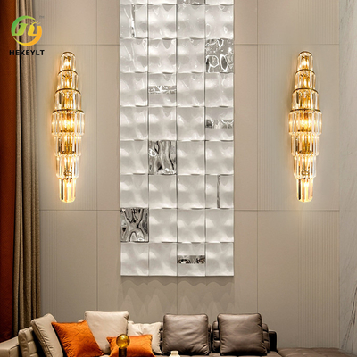 Geleid Crystal Wall Lamp Luxury Atmosphere-Licht Als achtergrond D25 X H100cm