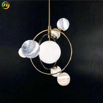 Noords Ring Hanging Kitchen Earth White-Modern de Tegenhangerlicht van de Glasdecoratie