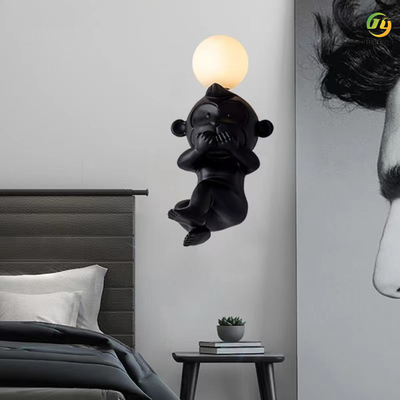 G4 Lamp van de Slaapkamer draagt de Moderne Muur Decoratief Aapbeeldverhaal