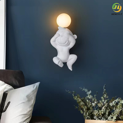 G4 Lamp van de Slaapkamer draagt de Moderne Muur Decoratief Aapbeeldverhaal