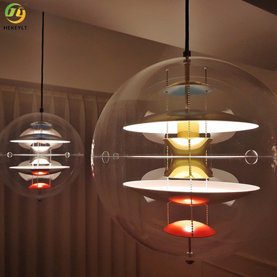 E27 Modern Creatief de Tegenhangerlicht van het Planeet Duidelijk Glas voor Huis