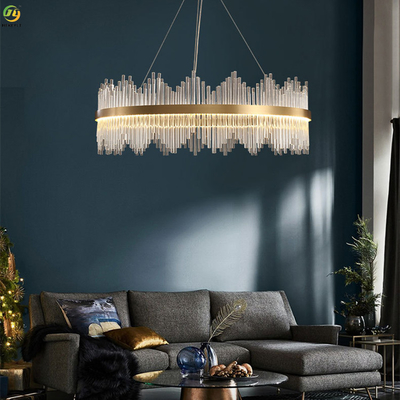 E14 Ijzer die Crystal Nordic Pendant Light For-Huis Art Baking Paint Gold galvaniseren