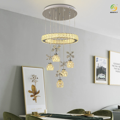 Van moderne Minimalistische LEIDEN de Woonkamer Luxecrystal candle chandelier for dining