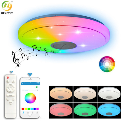Moderne van de de Controlemuziek van Smartphone Bluetooth Acryl het Plafondlamp 60 Watts