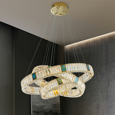 Het Hoteldecor van luxeluim Geleid Crystal Pendant Light For Home
