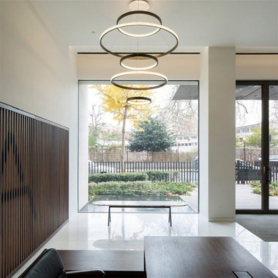 Roestvrij staal LEIDENE Kroonluchter die Moderne Crystal Pendant Light For Home-Decoratie aansteken