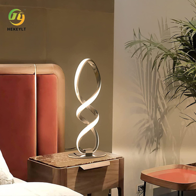 Ijzer Chrome Sofa Atmosphere Bedside Table Lamp met Aanrakings Verduisterende Desktop