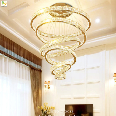 D20 het Kristal van het Hoofd slaapkamermetaal Modern Ring Light Luxury Decorative