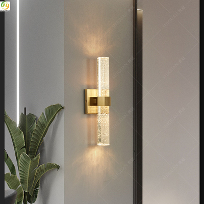 Luxemetaal Crystal Post Modern Wall Light Decoratieve BedroomBackground