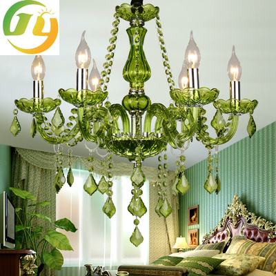Van de Wapenscrystal candle chandelier for decoration van het luxeglas Lichten van de de Slaapkamer de Moderne Tegenhanger