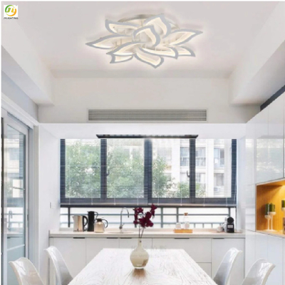 De acryl Artistieke Lichte Eenvoudige Decoratieve Witte Bloem van het Slaapkamer Moderne Geleide Plafond