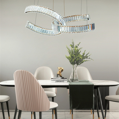 Titanium/Chrome-het Licht van de LEIDEN Roestvrij staalglastegenhanger voor Decoratieve Slaapkamer