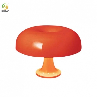 Klassieke Deense het polycarbonaatwit van de Paddestoellamp/orangeBedroom 320mm Bedlamp