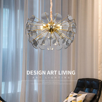Decoratief Post Modern Glas Luxe Geleid Crystal Chandelier Bedroom Dining Room
