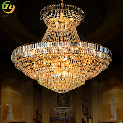 E14 Hotel Crystal Pendant Light Modern Luxury Gouden Crystal Chandelier