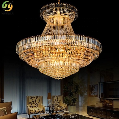 E14 Hotel Crystal Pendant Light Modern Luxury Gouden Crystal Chandelier