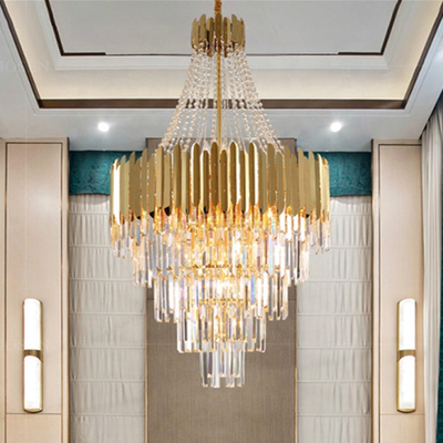 Noordse Buitensporige Moderne Crystal Pendant Light Home Decoration-Luxekroonluchter