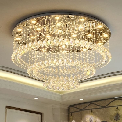 Buitensporig Groot Luxe Geleid Crystal Ceiling Light Live Bedroom-Huwelijk
