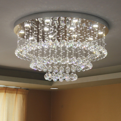 Buitensporig Groot Luxe Geleid Crystal Ceiling Light Live Bedroom-Huwelijk