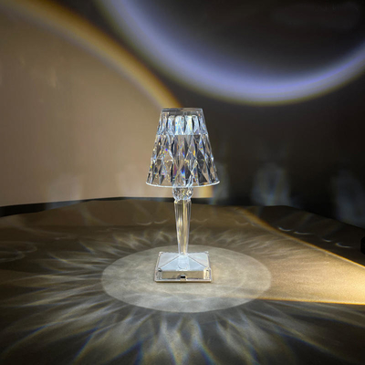 Schemerlamp 7x15.5cm van bardiamond table lamp crystal clear Usb