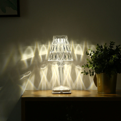 Schemerlamp 7x15.5cm van bardiamond table lamp crystal clear Usb