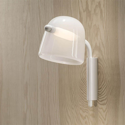 Licht van de slaapkamer het Eenvoudige Post Moderne Muur de Lamp van de Flintglasmuur van D20 X van W28 X van H35cm