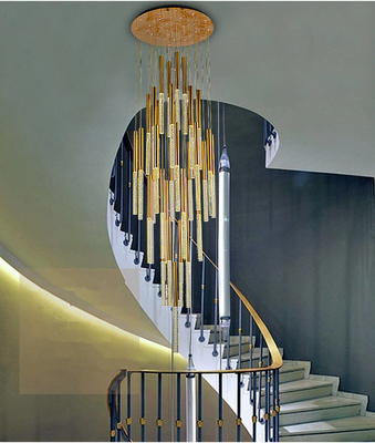 Moderne de Dalingskroonluchter Decoratief Crystal Pendant Lights van Luxe Hangende Treden