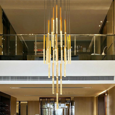 Moderne de Dalingskroonluchter Decoratief Crystal Pendant Lights van Luxe Hangende Treden