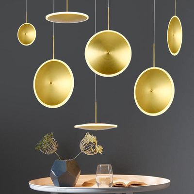 D20CM gouden Lichte Decoratieve het Ijzerkroonluchters van de Metaal Moderne Tegenhanger
