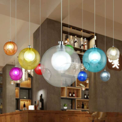 Moderne Kleurrijke Glasbal voor Grote Luxe van de de Decoratie de Lichte Inrichting van het Eetkamerrestaurant