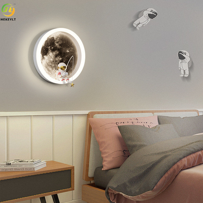Creatieve van de Astronautenwall lamp bedroom van de Beeldverhaalmaan het Bedlamp voor TV-Achtergrondgang