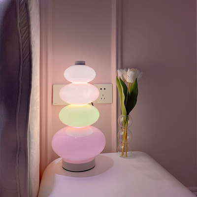 Het Glasstaande lamp van het suikergoedkoord voor de Woonkamer Sofa Side Atmosphere Lamp van de Bedslaapkamer