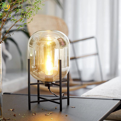 Postmodern Creatieve Eenvoudige Staande lamp van het Pompoenglas voor het Hotelstudie van het Slaapkamerbed