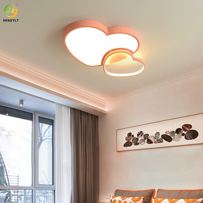 Modern eenvoudig creatief hart-vormig geleid plafondlicht voor de ruimte van de de ruimteslaapkamer van kinderen