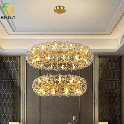 Moderne Lichte de Zaal van Luxecrystal chandelier master bedroom dining de Woonkamerkroonluchter van de Paardebloemkroonluchter