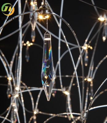 De Italiaanse Eenvoudige Art Chandelier Firefly Star Light-Woonkamer Crystal Light van de Wijnmakerijvilla