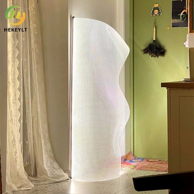 Postmodern Eenvoudige speciaal-Gevormde Acrylstaande lamp van de Krantenstaande lamp voor het Hotelstudie van het Slaapkamerbed