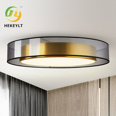 Moderne luxe LED-plafondlicht ijzer of geheel koper cirkelvormig licht