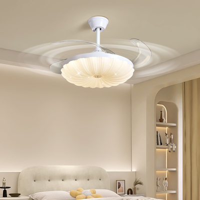 Moderne wolk Kinders slaapkamer ventilator licht LED vol spectrum frequentie omzetting Eetkamer licht