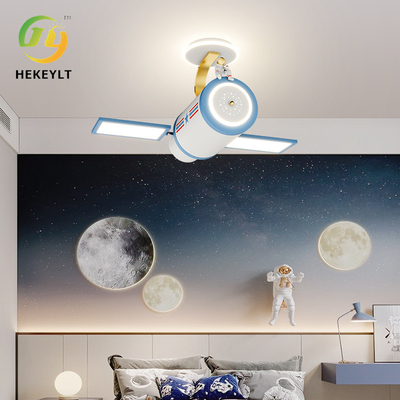 Cartoon Plane Kinderkamer Intelligent Plafondlicht Volledig Spectrum LED Oogbescherming Slaapkamerlicht