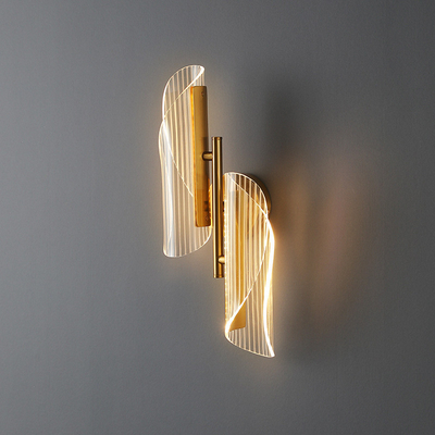JYLIGHTING Moderne eenvoudige LED Streamer Muur licht Acryl metaal doorzichtig Voor slaapkamer gangpad
